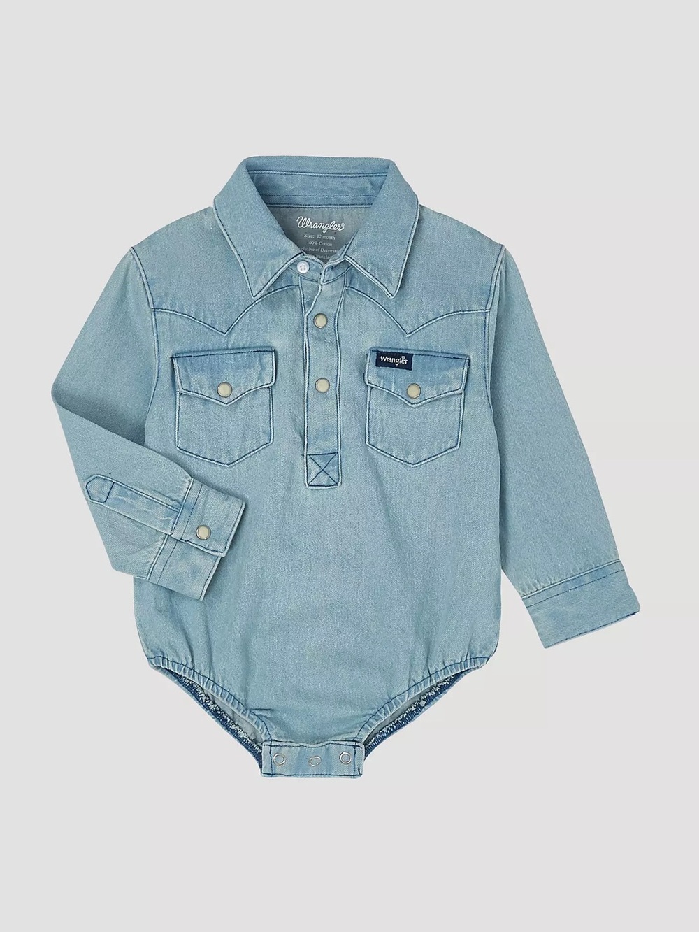 Wrangler Baby Denim Onesie 6-9 Months